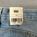 Levi's 501 '90s Jean Shorts 14W Womens Mid Rise Loose Fit Light Distressed Denim Photo 6