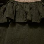 Sienna Sky Olive green off the shoulder or tank top Photo 2