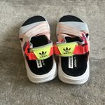 Adidas  Magmur Sandals Womens 6 Pink Neon Colorful Strappy Athletic Hook & Loop Photo 3