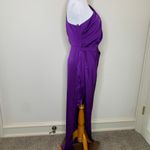 Do+Be NWT Purple One Shoulder Satin Dress Sz Small & Medium Available Photo 3