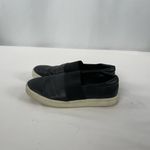 Vince Corbin Slip On Leather Sneaker in Black Size 8 Photo 3