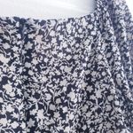 Lulu's Floral Long Sleeve Square Neckline Mini Dress Black Photo 8