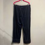 NorthStyle Pajama Set Navy Blue Velour Button Photo 12