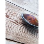 Vintage Clip On Earrings Extra Large Amber Tones Photo 4