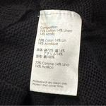 3.1 Phillip Lim XS Black Cotton Linen Blend Oversized Open Back Tank Sweater Photo 7