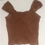 Cotton On  brown crop top Photo 1