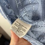 Free People  Star Struck Puff Sleeve Open Back Top Crop Sz Small Photo 10