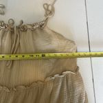 Anthropologie Charlie Holiday Senorita Maxi Dress Sz 8 Tan Boho Tiered Sundress Photo 9