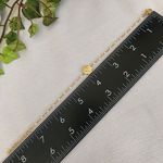 18k Gold Stainless Steel Dainty Clover Love Chain Bracelet Photo 5