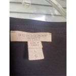 Burberry Brit Scoop Neck Jersey Tee Blouse Blavk Size L Photo 8