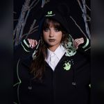 Disney NWT Her Universe  Halloween Mickey Mouse Ghost Glow In Dark Hoodie Dress S Photo 5