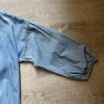 Madewell Artiste Denim Chambray Dress 3/4 Sleeves Size L Photo 4