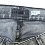 AGOLDE  Colette Crop Gray Distressed Jeans Women's Size 25 | 29-6 Photo 6