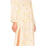 NWT RESA‎ Emma Floral Midi Dress in Orange Size Medium Photo 0
