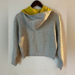 Maeve ANTHROPOLOGIE  Women's Gray and Chartreuse Pullover Hoodie Size XS Photo 1