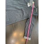 J Jill 3/4 Sleeve Knit Dress XS Scoop Neck Button Shoulder Knee Length Gray NWT‎ Photo 9