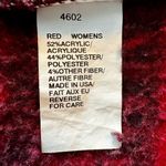 Woolrich Vintage  CabinCore  Red + Black Winter Print Fleece Vest Toggle Closure Photo 7