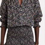 Veronica Beard  Karlina Paisley Cotton Smocked Mini Dress Size 4 NWT Photo 0