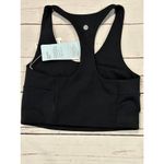Zella  XS Medium Support Yoga Sports Bra Dark Grey/Black Activewear Photo 91