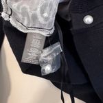 Karl Lagerfeld  Black/White Cropped Cardigan with 3D Flowers Size XS Photo 3