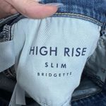 Lucky Brand Jeans Women 27 Blue The Bridgette High Rise Slim Dark/Med Wash Min Photo 9