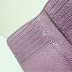 The Sak  Purple Leather Snap Closure Wallet With Card Slots and Coin Pocket Photo 5
