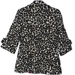 Forever 21 animal print textured coat medium Photo 1