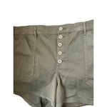Torrid Olive Green Twill Shorts Button Fly Pockets Plus Size 26 Photo 2