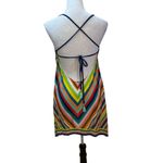 Trina Turk Rainbow Striped Spaghetti Strap Mini Sundress Size XS Photo 2
