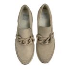 Dolce Vita Jhenee Beige Suede Leather Round Toe Chunky Platform Loafers Shoes 9 Photo 1