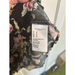 American Eagle Floral Top Tie Front Size Medium Romantic Girlie Coquette Roses Photo 4