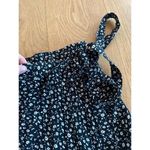 Brandy Melville  - Floral Wrap Skirt with Waist Tie in Black and White Photo 2
