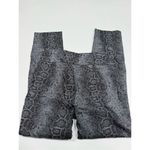 Susan Graver  Side Zip Crop Snakeskin Print Size 4 Petite Photo 6