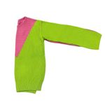 Lime Green and Hot Pink Combo Mismatched Sweater M Size M Photo 1