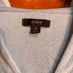 J.Crew  womens terry cloth hoodie summer beach preppy blue M Photo 1