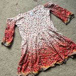 Esley Cold Shoulder Floral Mini Dress Photo 0