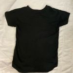 Madewell Whisper Crewneck Black Crewneck Tee XS #A1537 Casual Comfy Cozy Cotton Photo 3