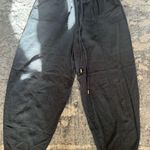 ZARA  Black Barrel leg linen pants Photo 1