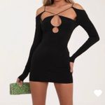 Lucy in the Sky Black Bodycon Dress Photo 0