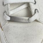Stella McCartney  White Vegan Leather Canvas High Top Trainers Sneakers Shoes 36 Photo 4