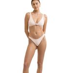 NEW Rhythm. Free People Geo high cut Cheeky bikini bottom coco , size M Brown Size M Photo 12