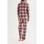 Red Plaid Christmas Pajama Set Women's XXL Jammies For Your Families New Fleece Photo 3