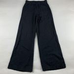 Michael Stars  Charcoal Linen Blend High Rise Wide Leg Pant S Photo 0