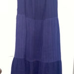 Knox Rose  Blue Tiered Dress Photo 0