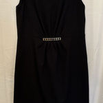 Calvin Klein Little Black Dress Size 12 Sleeveless Elegant Modern Career Photo 0