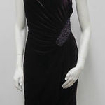 Eliza J one shoulder velvet embellished dress 8 Photo 0