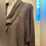 Elan Women's Olive Knit Waffle Thermal Surplice Neck Top from  EUC Small Photo 3