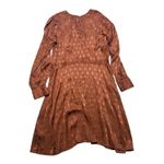 Scotch & Soda Maison Scotch Starwatcher Dress XL Orange Paisley Mini Long Sleeve Photo 4