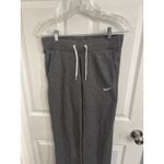 Nike Women’s Club Swoosh Fleece Pants Size XS Gray Photo 1