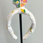 Piper K Headband with Lemon ๐ Embroidery White Photo 0